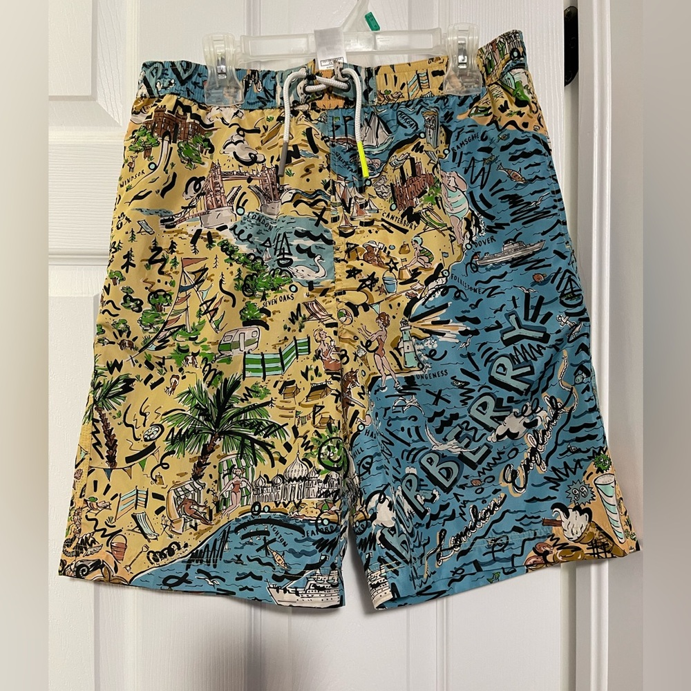 BNWOT Burberry Swim Shorts Y14